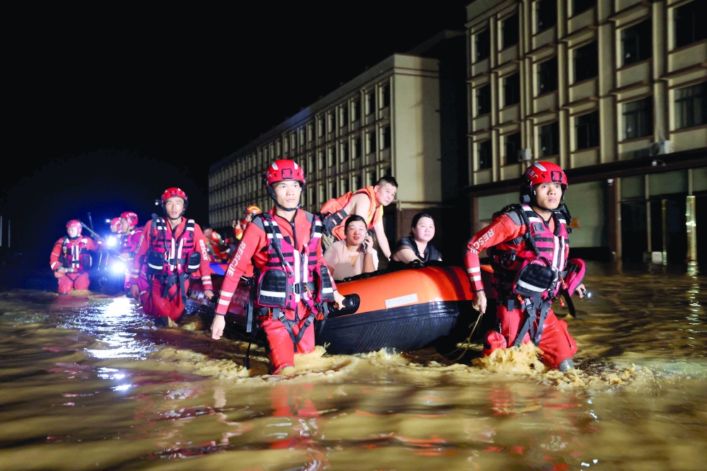Rescue operations have been intensified across eastern China.